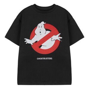 Ghostbusters Childrens/Kids Logo T-Shirt / Black